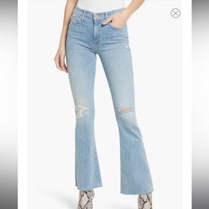 MOTHER The Weekender Fray Mid Rise Distressed-Perfect condition!